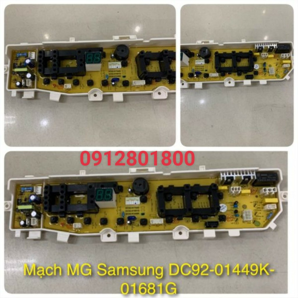 Bo mạch máy giặt Samsung 13 phím DC9201449k, DC9201479K