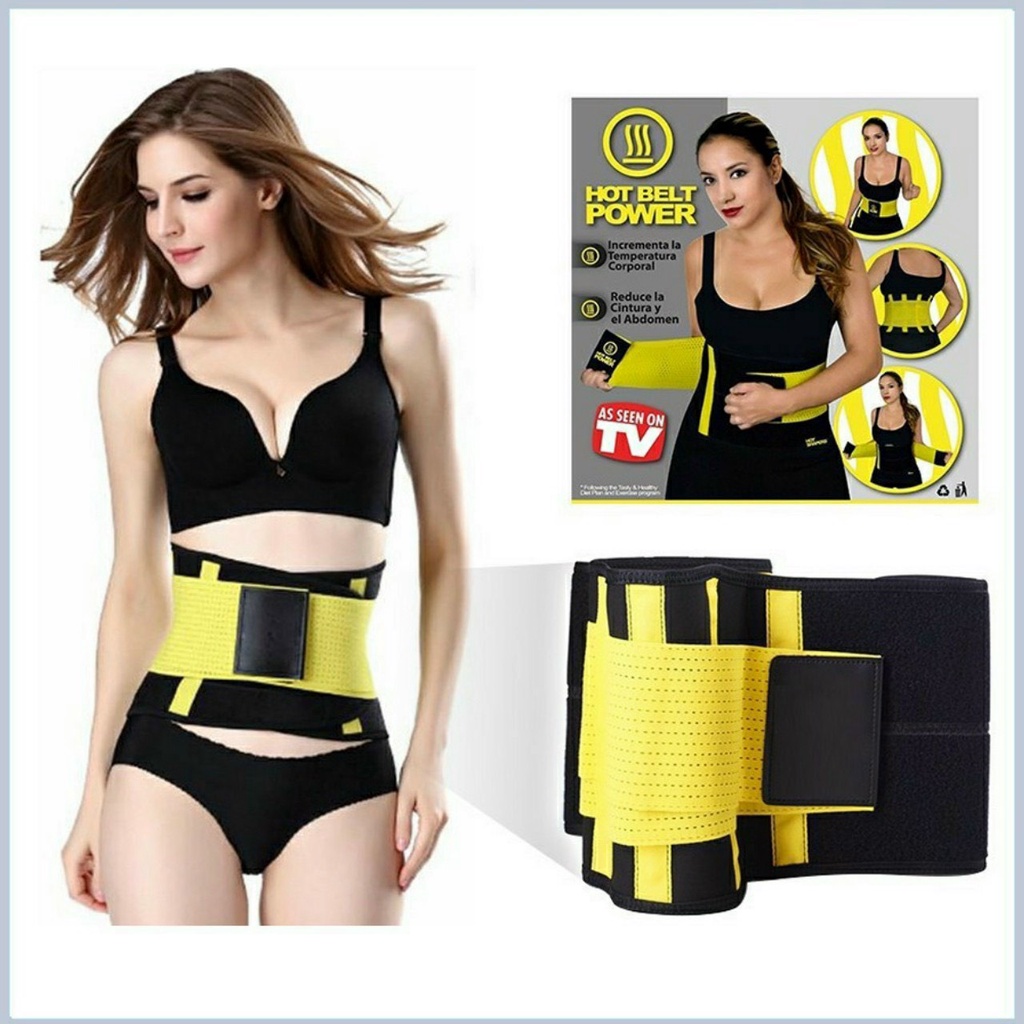 [Mã SRBACK101512 hoàn 20K xu đơn 0Đ] Đai Nịt Bụng Định Hình Sinh Nhiệt Chống Cuộn  HOT BELT | BigBuy360 - bigbuy360.vn