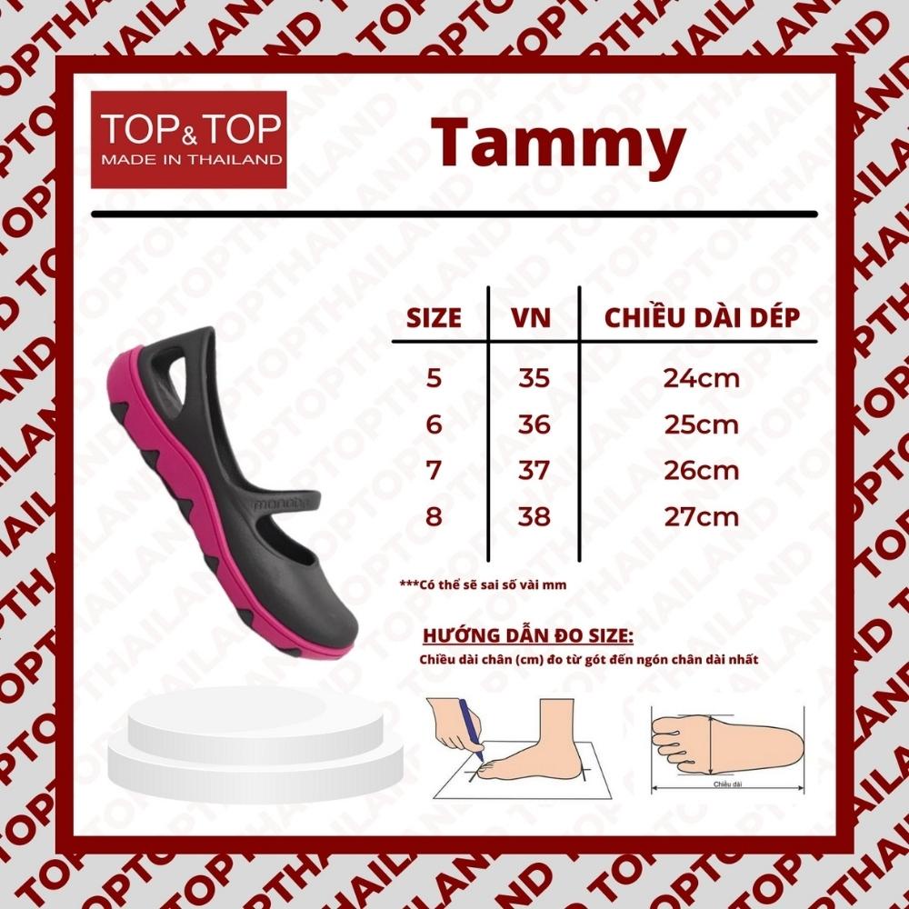 Giày Nhựa Nữ Thái Lan MONOBO TAMMY 2 lớp đế đi mưa chống trơn trượt