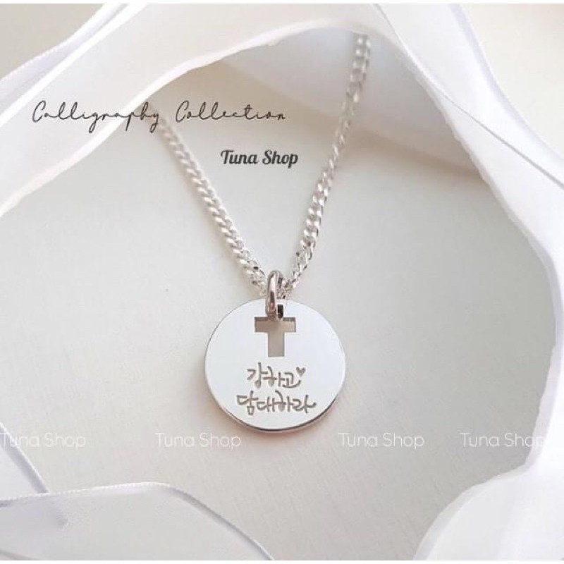 Vòng tay bạc em bé hàng thiết kế, Lắc bạc cho bé được khắc chữ theo yêu cầu  TUNA SILVER Trang sức bạc