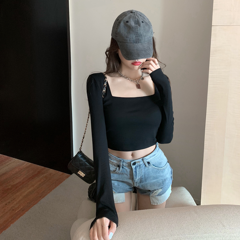 Áo thun IELGY tay dài in nhiều màu phong cách sành điệu tùy chọn