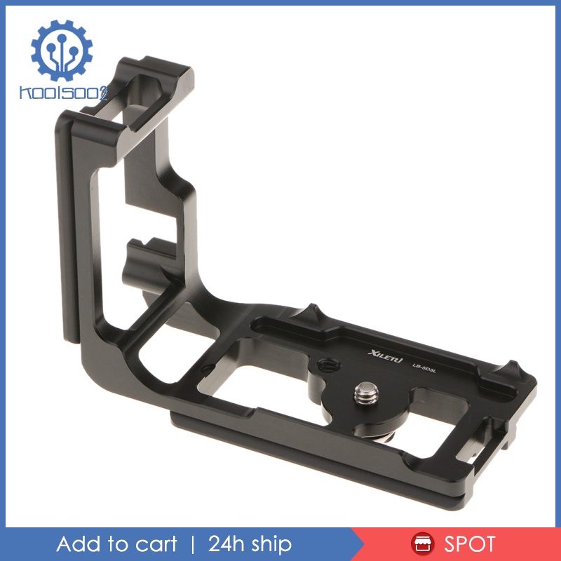 [KOOLSOO2]Quick Release Plate L Shape Bracket Holder HandGrip for Canon 5D3 5DIII