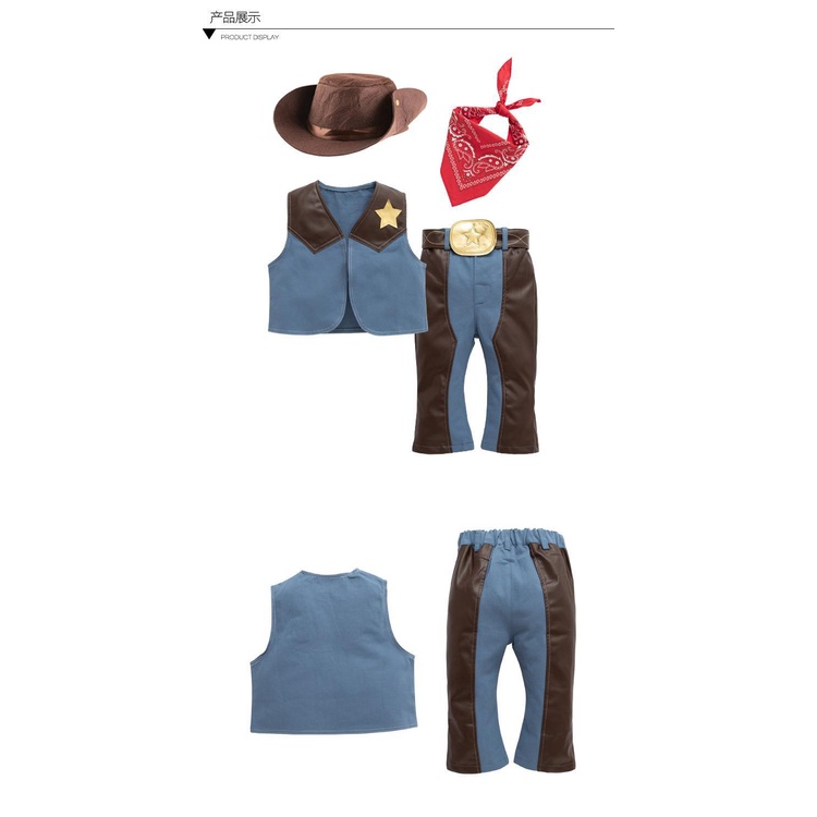 Trang PhụC halloween cowboy Cho Bé Trai / GáI