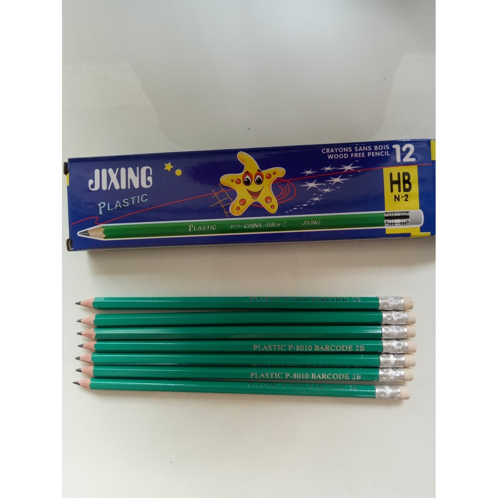 Combo 144 cây chì nhựa sơn xanh - 2B
