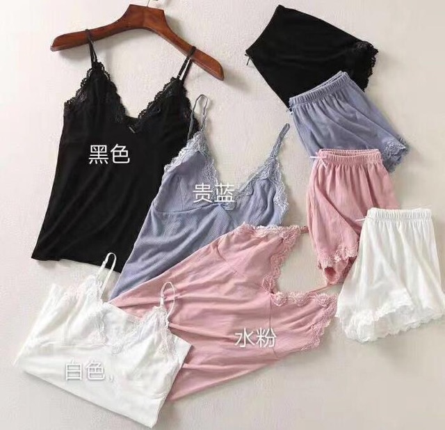 Bộ Ngủ 2 Dây Cotton Mềm Mát | BigBuy360 - bigbuy360.vn