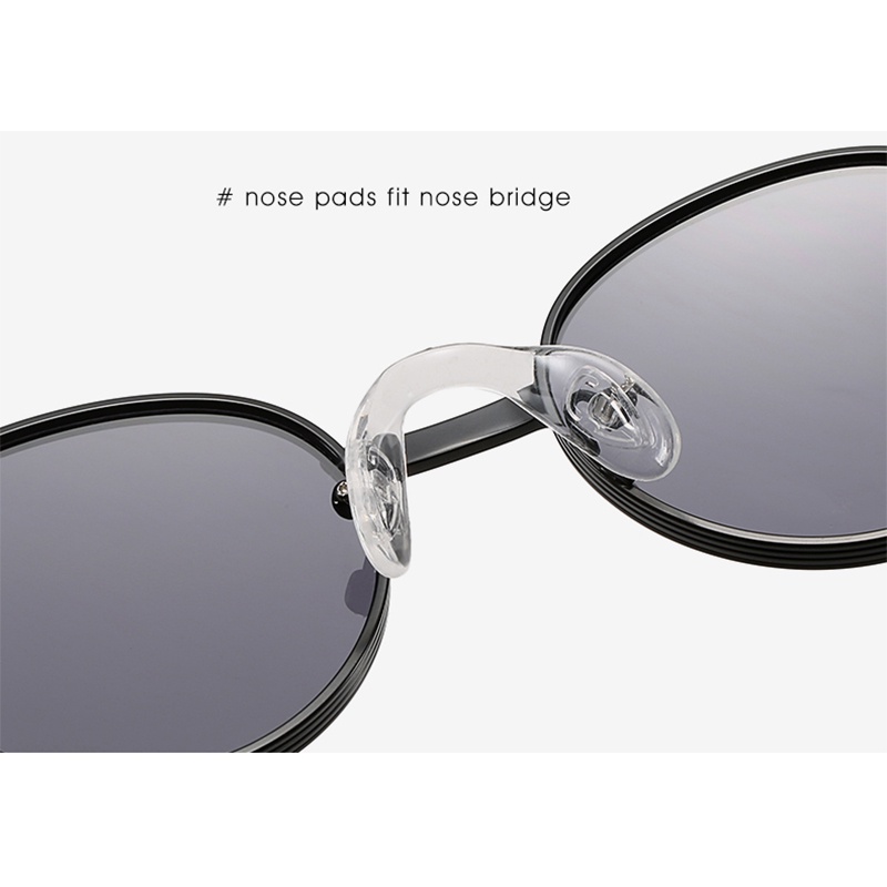 Kính Mát Gọng Tròn Kim Loại Chống Tia UV RZ1284 Thời Trang Cho Nam Và Nữ