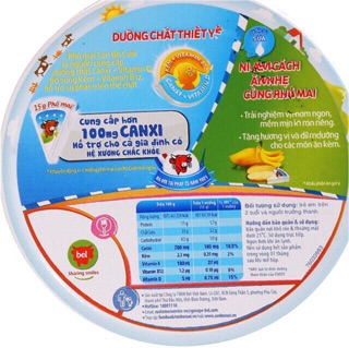 PHÔ MAI CON BÒ CƯỜI - HỘP 8 MIẾNG