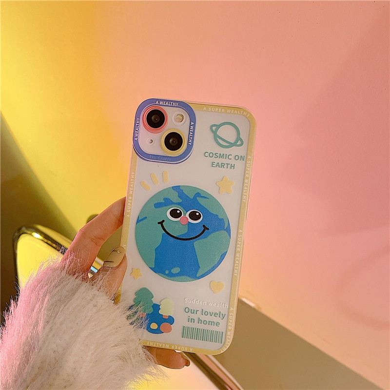 Ốp lưng iphone Ốp Điện Thoại Họa Tiết Phấn Mắt Cho Apple 13PROMAX/12/PRO/MAX/11PRO/XS/XS/Xsmax/6/7PLUS/MINI Dinuo case