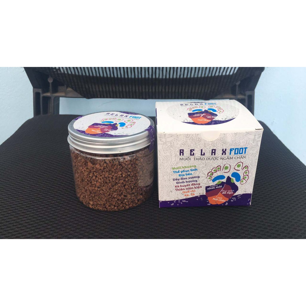 [CHÍNH HÃNG] MUỐI THẢO DƯỢC NGÂM CHÂN RELAX FOOT - kích thích tuần hoàn máu, lưu thông khí huyết, giúp ngủ ngon | BigBuy360 - bigbuy360.vn