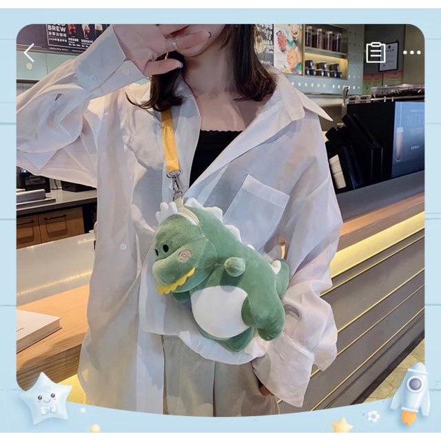 Túi Khủng Long Đeo Chéo -  Túi  Đeo Chéo Thú Bông Đẹp