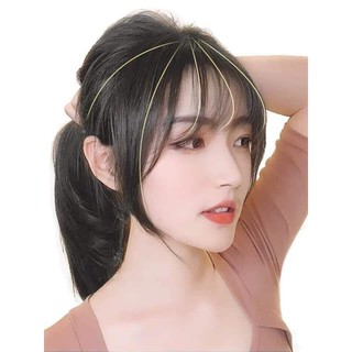 Tóc mái thưa tóc thật 3D- Tóc thật - Sẵn hàng
