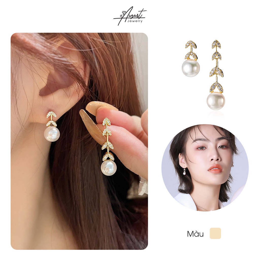 [Augustcloth | AugustJewelry] Bông tai/ Hoa tai 2 và 4 chiếc lá