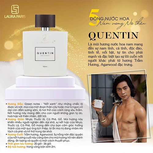 Nước hoa nam Laura Paris No.05 Quentin 100ml