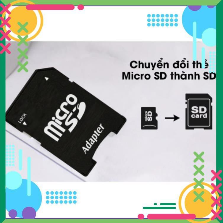 Adapter thẻ nhớ chuyển đổi thẻ nhớ Micro SD (TF) sang SD - Dùng cho Laptop, CAMERA