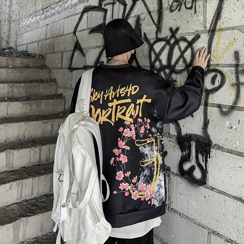 Áo Thun Hip Hop Tay Dài In Họa Tiết Graffiti Với 2 Màu Cá Tính Cho Nam S-Xxl | BigBuy360 - bigbuy360.vn