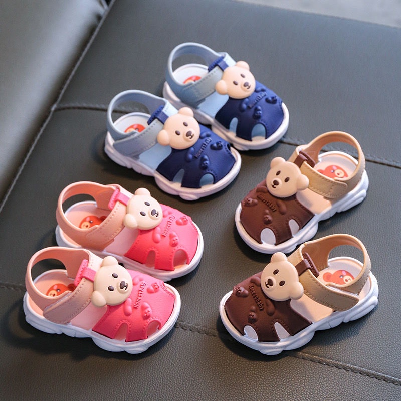 Giày Sandal Mềm Mại Chống Nước Tiểu Hở Ngón Thời Trang Mùa Hè 2022 Chất Lượng Cao Cho Bé Gái