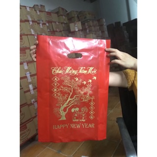 [SIÊU SALE] TÚI NILONG HD PE, Túi in CHÚC MỪNG NĂM MỚI MÀU ĐỎ, TÚI Nilon HD CHÚC TẾT đựng quà, bánh kẹo sang trọng