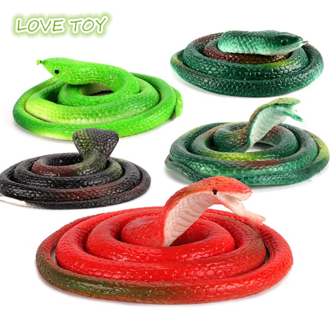 Rắn Cao Su Đồ Chơi 75cm Màu Sắc Ngẫu Nhiên