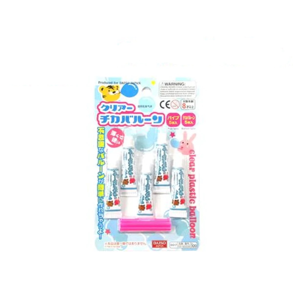 Daiso Bóng Nhựa Clear Plastic Balloon