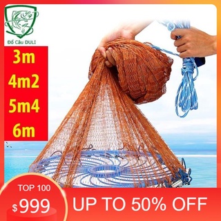 Chài cá - chài đánh cá thái lan sợi dù có đĩa chuyên bắt cá tôm ldc-8 chất 7jnsda7