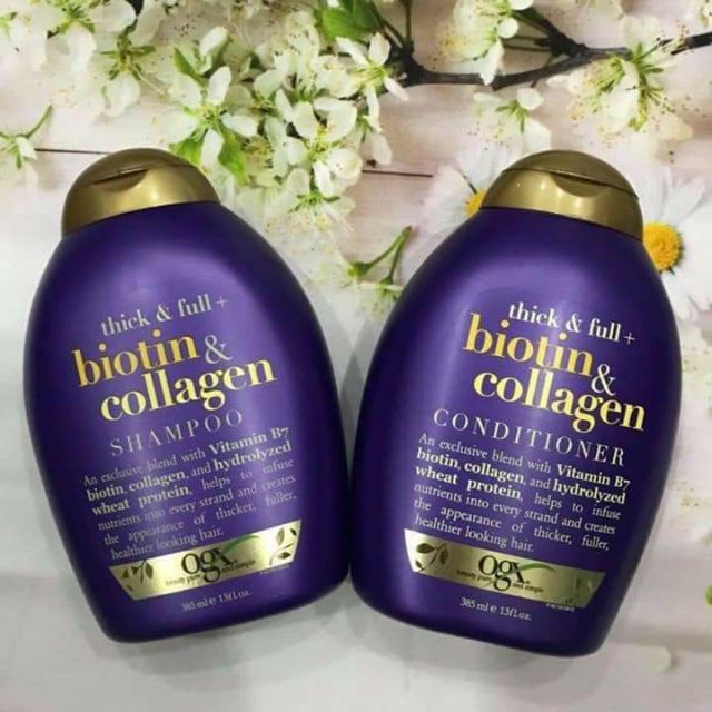 Dầu gội Organix Thick & Full Biotin & Collagen.