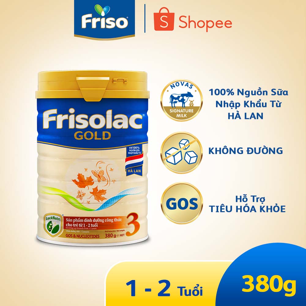 Sữa Bột Frisolac Gold 3 380g