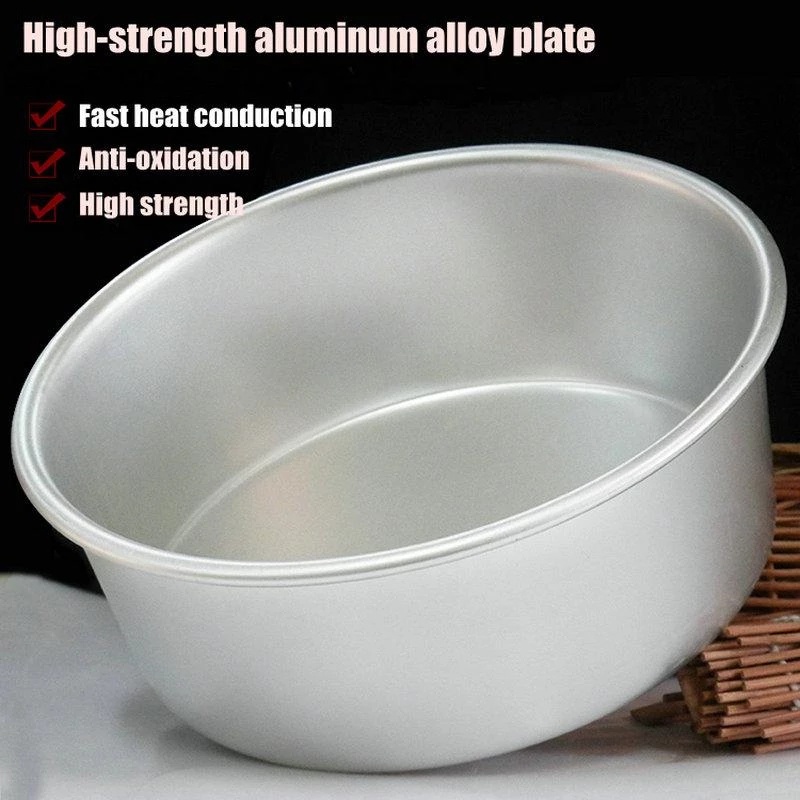Khuôn Làm Bánh Hamburger Hình Tròn 4 Inch Bằng Hợp Kim Nhôm Chống Dính