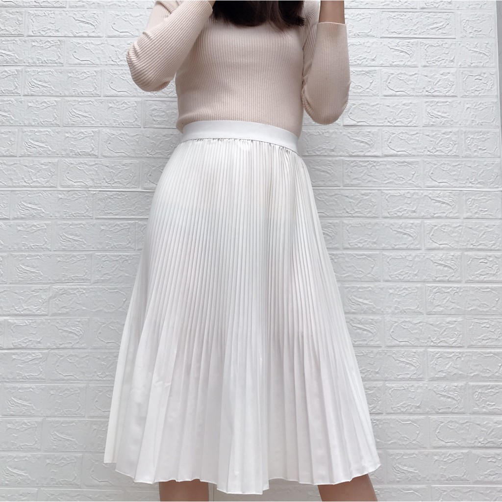 Chân váy xếp ly dài hàng đẹp chân váy nữ dài xòe CV308 | BigBuy360 - bigbuy360.vn