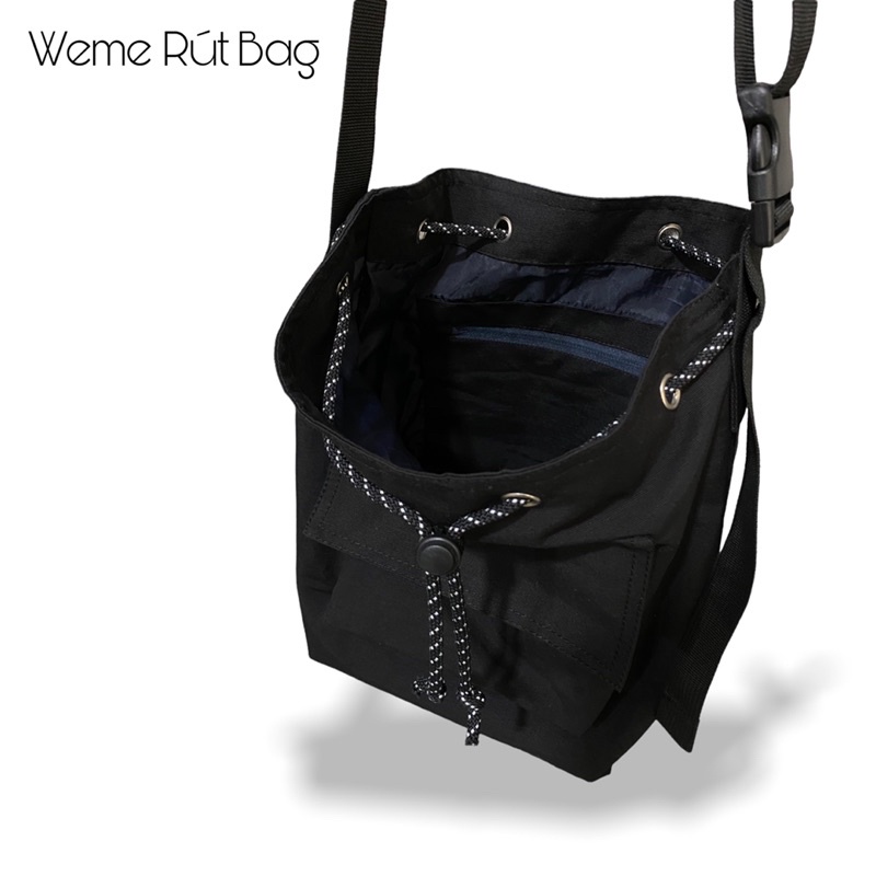 Túi đeo chéo unisex nam nữ WEME Rút bag ,túi local brand đeo chéo cá tính thời trang