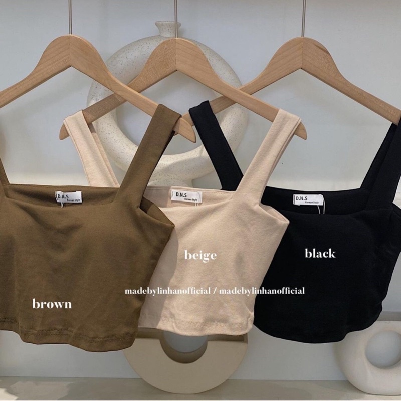 Áo crt 2 dây đệm 123