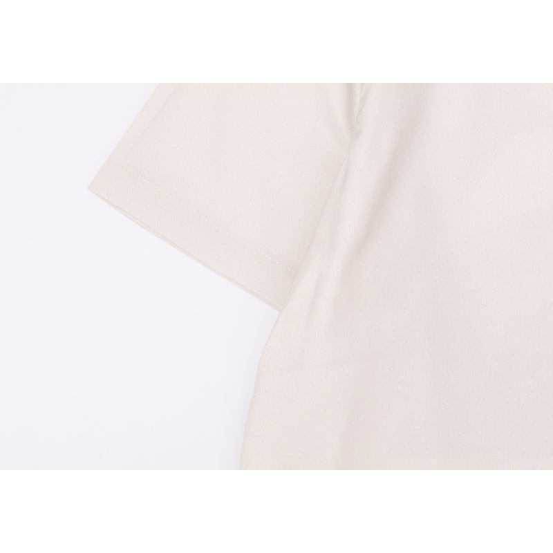 Áo Sơ Mi Ngắn Tay In Họa Tiết Sau Lưng Thời Trang Thoáng Khí Thoải Mái Chất Lượng Cao