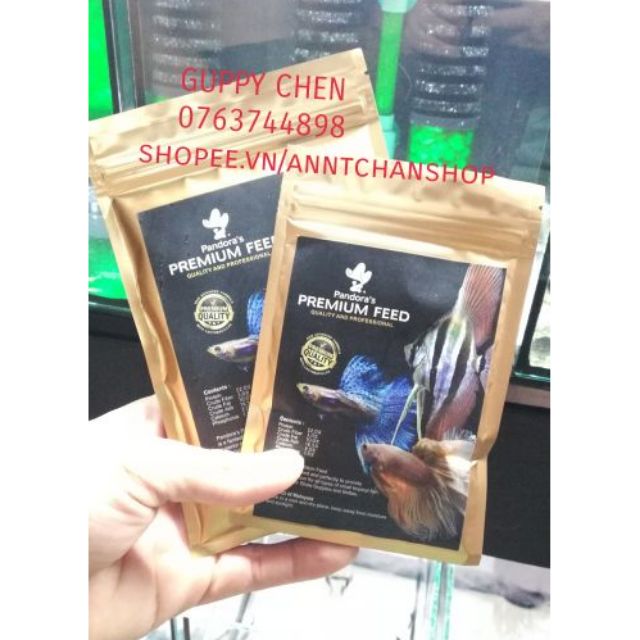 Cám Pandora Gold - SIÊU PHẨM CHO CÁ BẢY MÀU!