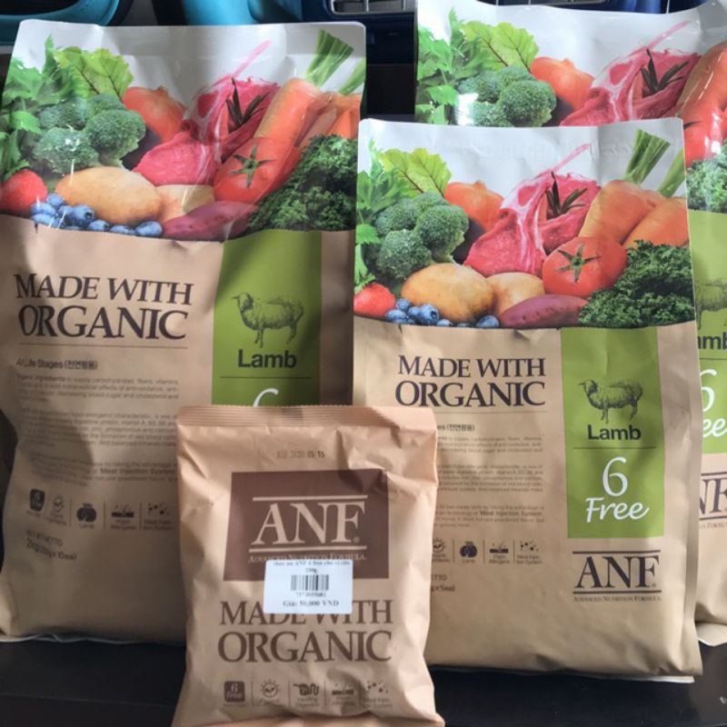 HẠT HỮU CƠ ANF CHO CHÓ - TÚI 2KG