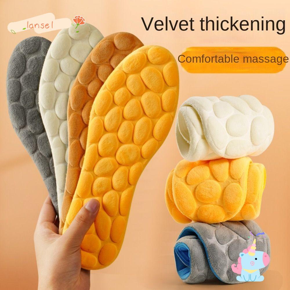 Lansel Miếng Lót Giày Chạy Bộ Cao Su Non Thoáng Khí Hỗ Trợ Chỉnh Hình