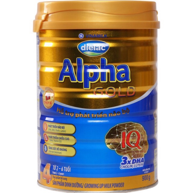 Sữa Dielac Alpha gold 4 900g(date mới)
