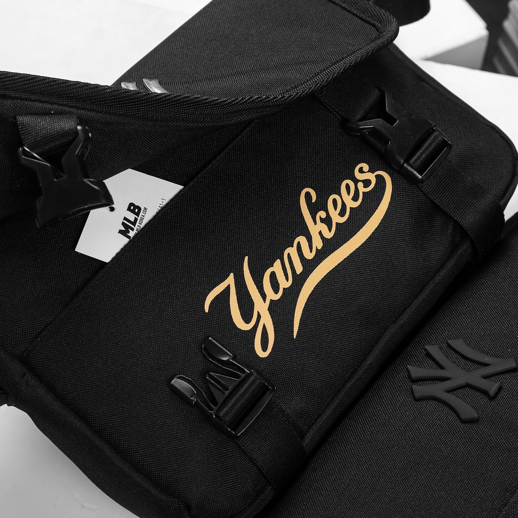 Túi đeo chéo nam nữ MLB đựng Ipad đeo vai đi học đi chơi thoải mái unisex hàn quốc thời trang chất vải chống nước