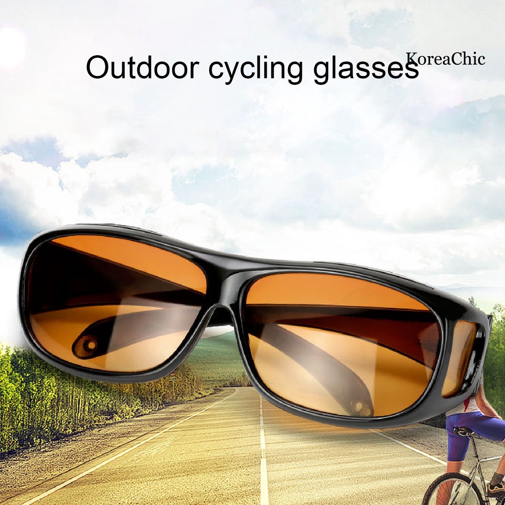 Kính Bảo Hộ Chống Gió Chạy Xe Ban Đêm Phong Cách Hàn Quốc Cho Nam Và Nữ