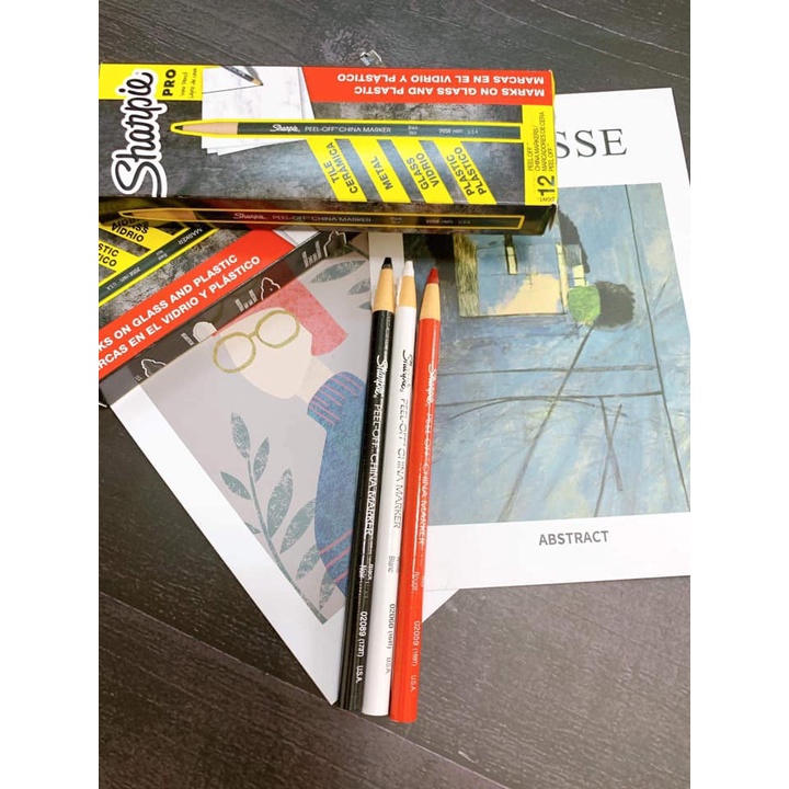Chì đá Sharpie Pro vẽ sợi điêu khắc nhiều màu