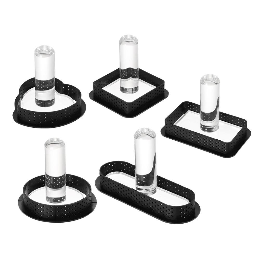 Khuôn Làm Bánh Mousse Hình Vuông / Trái Tim DIY