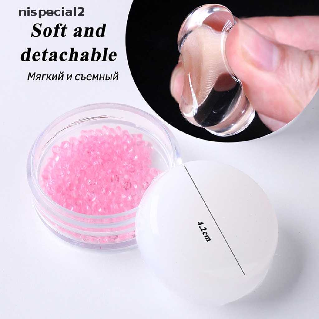 [nispecial2] 2022 New French Nail Design Nail Stamper Silicone Head Manicure Gel Polish [new]