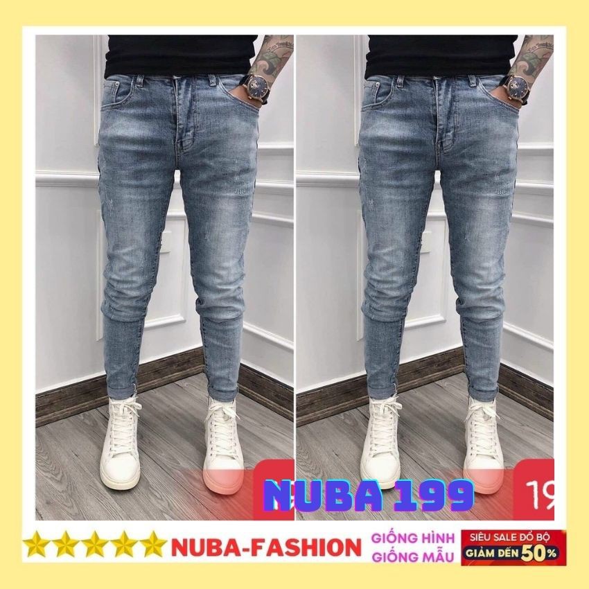 Quần jean nam cao cấp mẫu mới,quần bò đẹp giá rẻ AT 9999 | BigBuy360 - bigbuy360.vn