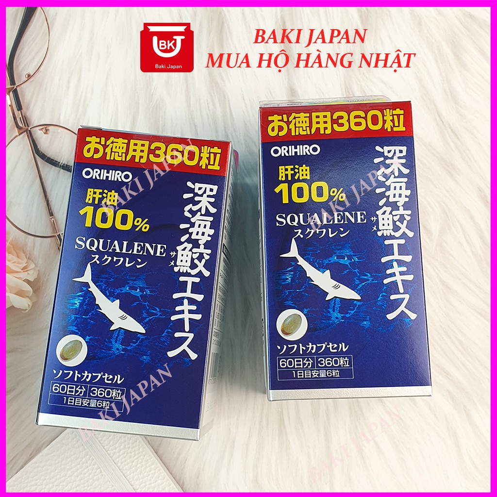 Viên uống Sụn vi cá mập Orihiro bổ xương khớp Nhật Bản 360 viên