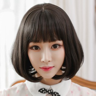 Bộ tóc giả tơ nhật có da đầu TG36