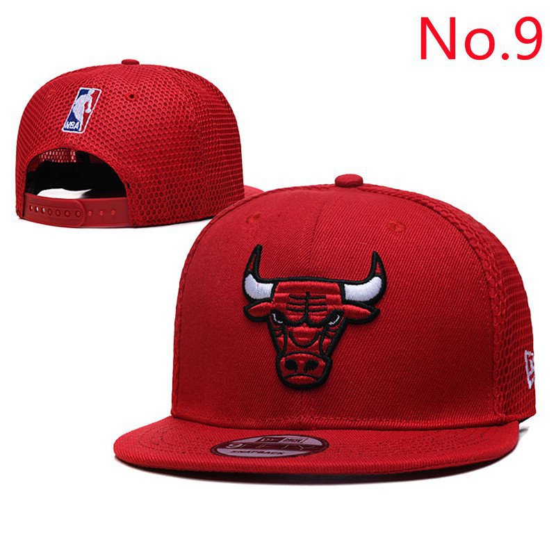 Nón lưỡi trai JKZ3 20 phong cách NBA Chicago Bulls hip ho