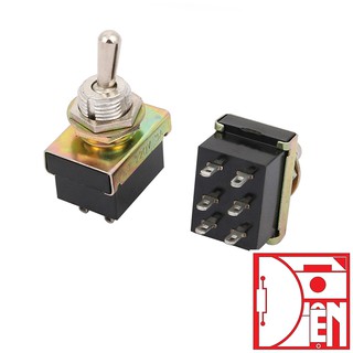 Công tắc gạt 6 chân sắt