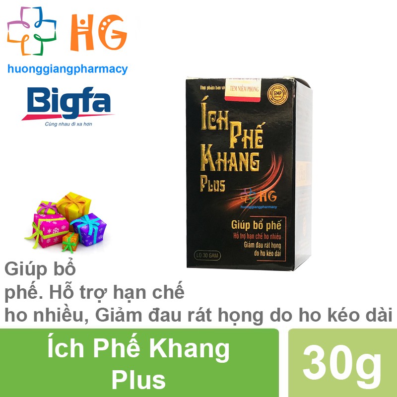 [Kèm Quà Tặng] Ích Phế Khang - Giải pháp cho bệnh viêm họng hạt, viêm amidan mãn tính (Lọ 30g)
