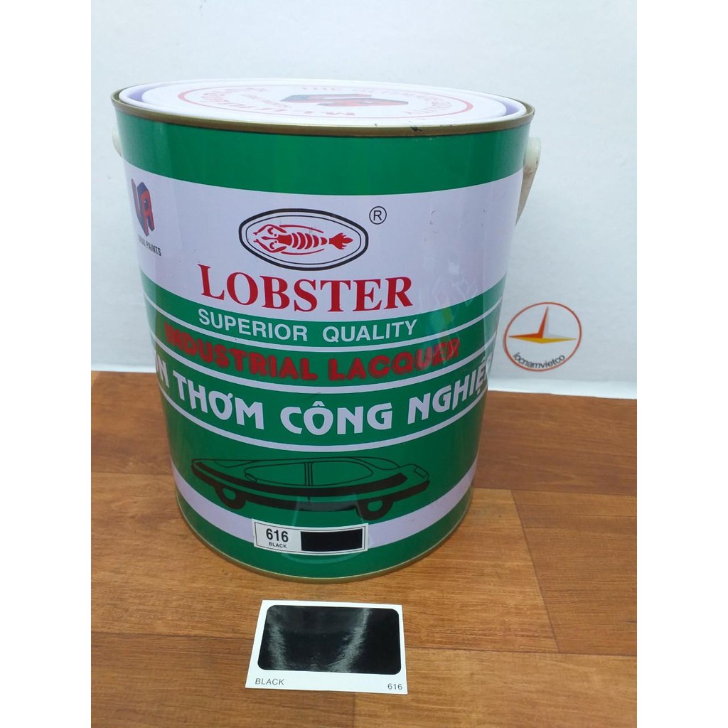 Sơn Thơm Công Nghiệp Lobster Màu Đen 616 _ Lon 3L