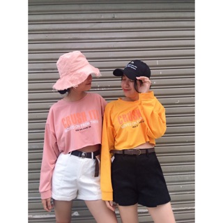 ÁO CROP TAY DÀI ( KÈM CLIP HÌNH THẬT )