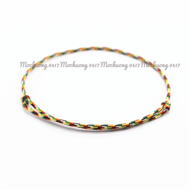 [GIÁ BUÔN] Vòng tay handmade Chỉ Ngũ Sắc bình an - PH984