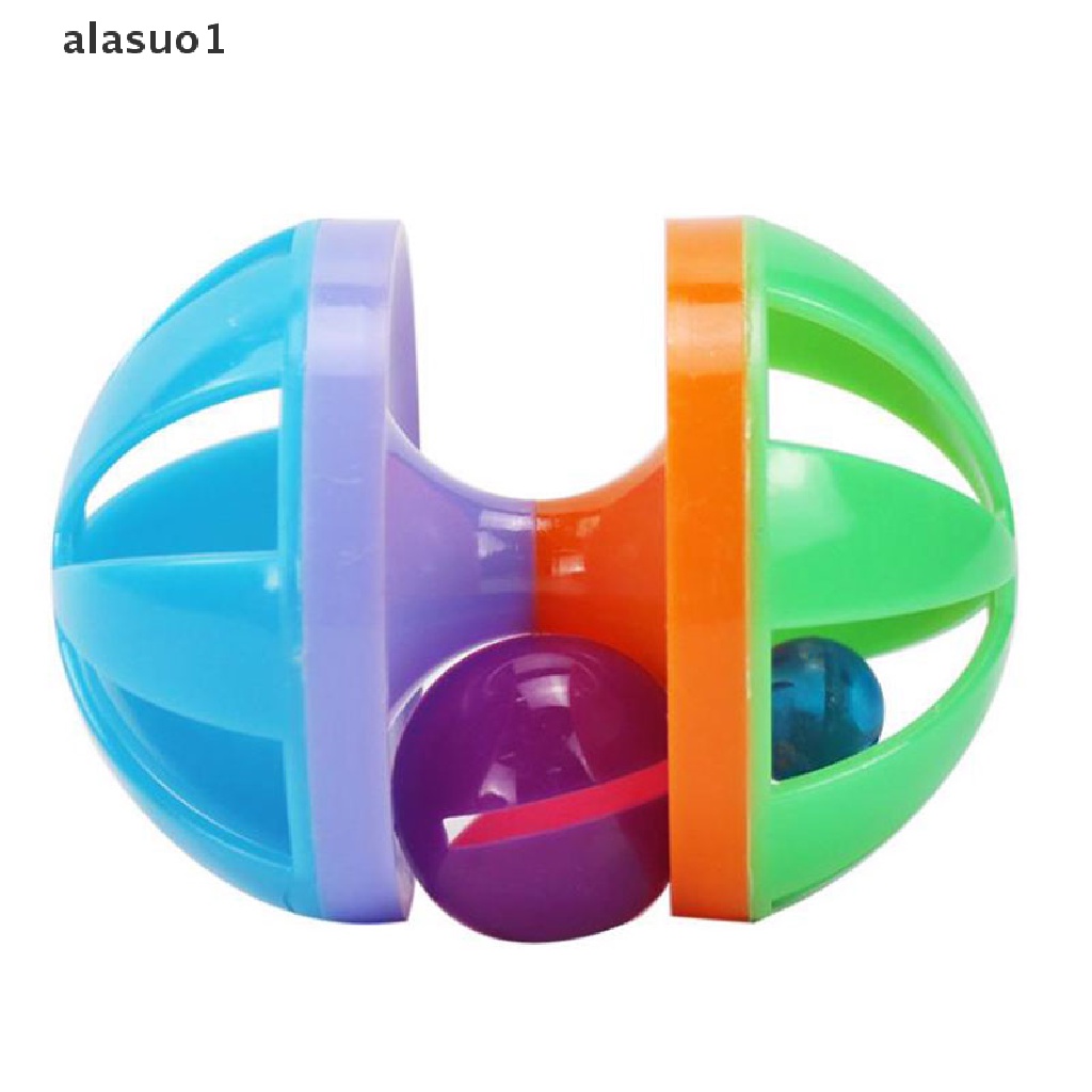 1 Đồ Chơi Bóng Lăn Bằng Nhựa Có Chuông Cho Mèo Cưng Gặm Tương Tác 1 Cái